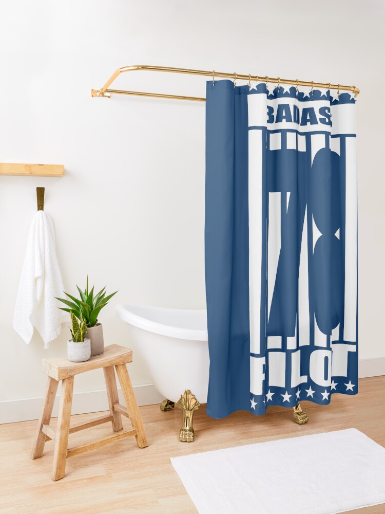 "Badass '78" Shower Curtain by rustyredbubble Redbubble