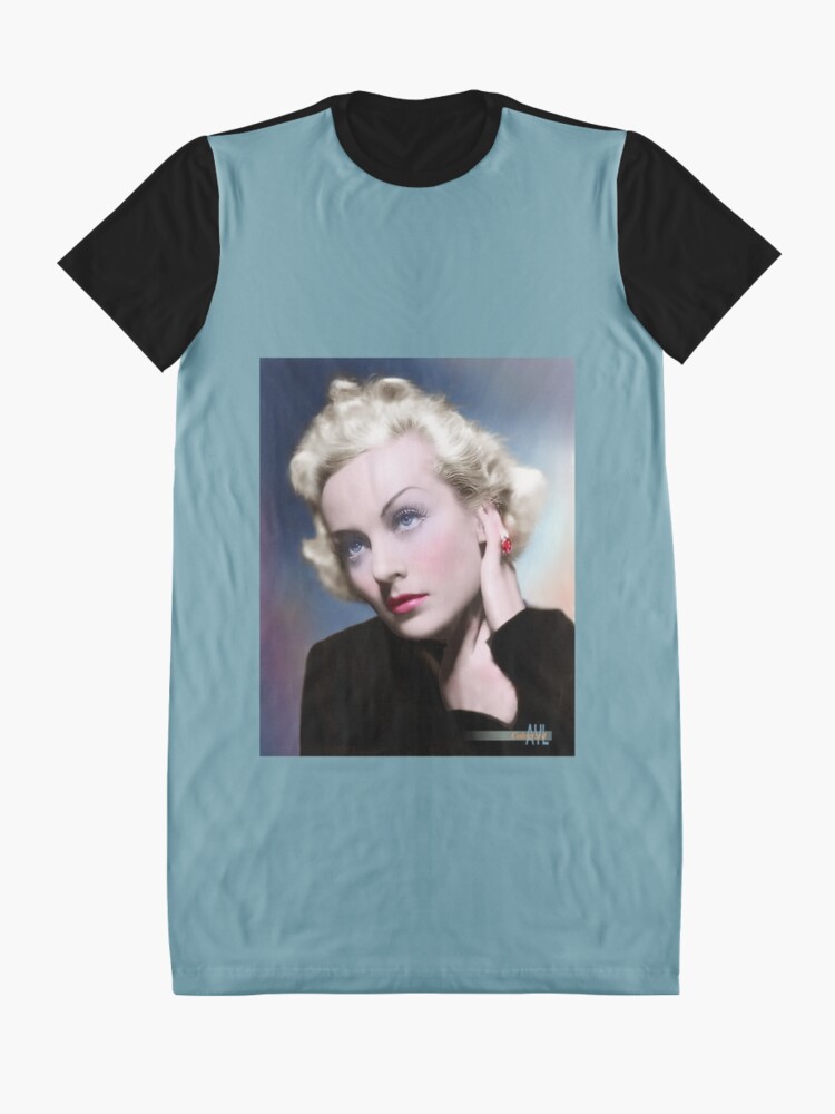 Alternate view of Carole Lombard (1908 - 1942) Graphic T-Shirt Dress