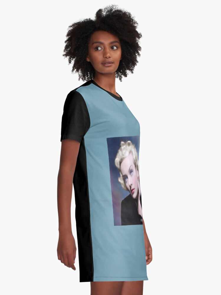 Alternate view of Carole Lombard (1908 - 1942) Graphic T-Shirt Dress