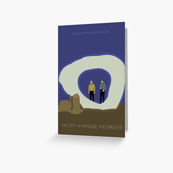 The City on the Edge of Forever Greeting Card