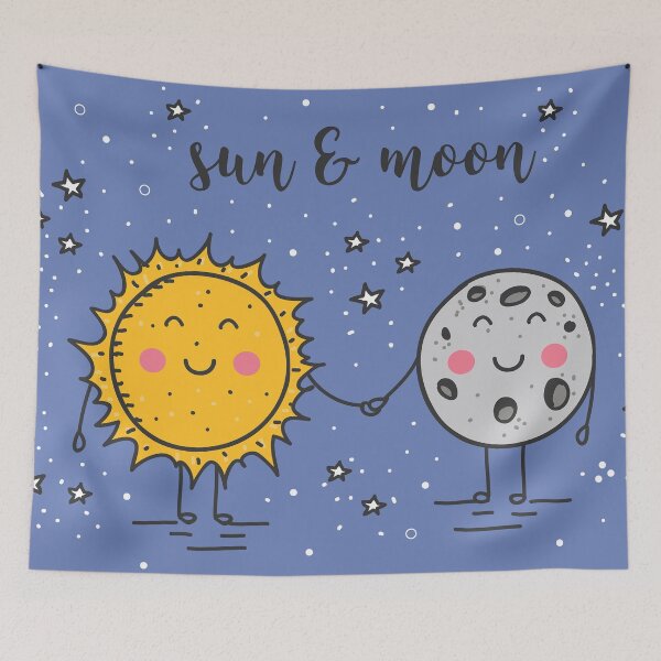 Item preview, Sun and Moon Besties designed and sold by Pink Pineapple Works.