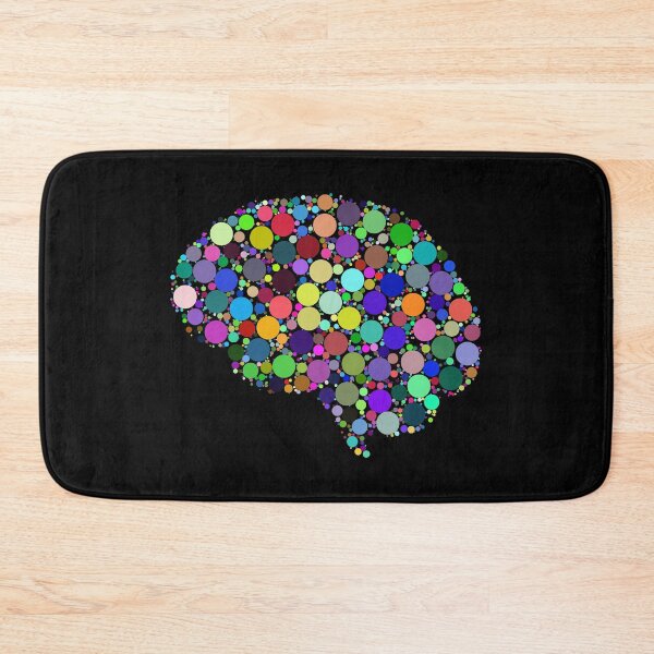 Item preview, Brain Dots (black) designed and sold by ColorfulCortex.