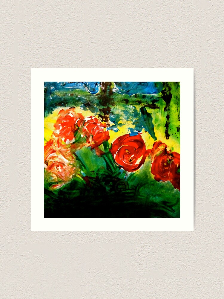 Alternate view of Flowers Art Print