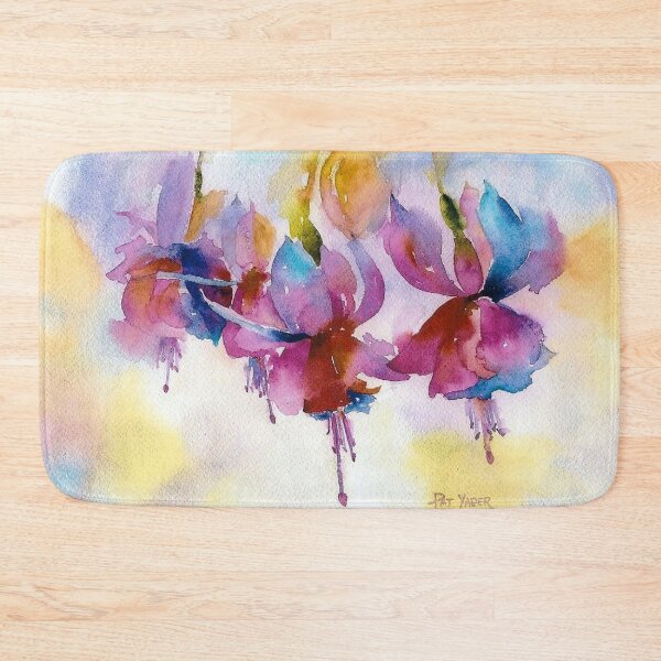 Item preview, Dancing Fuchsias Watercolor designed and sold by Pat Yager.