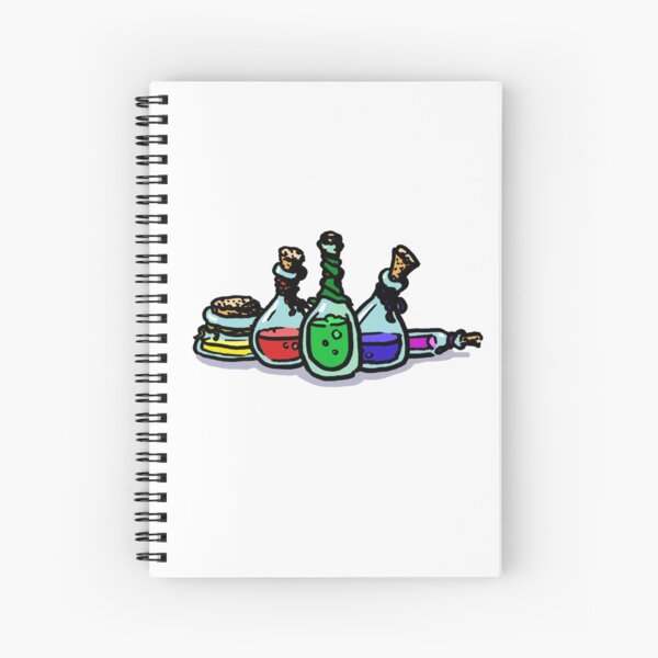 Potion Bottle Collection Spiral Notebook