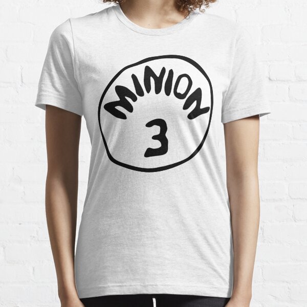 Minion 3 Birthday Brother Sister Essential T-Shirt