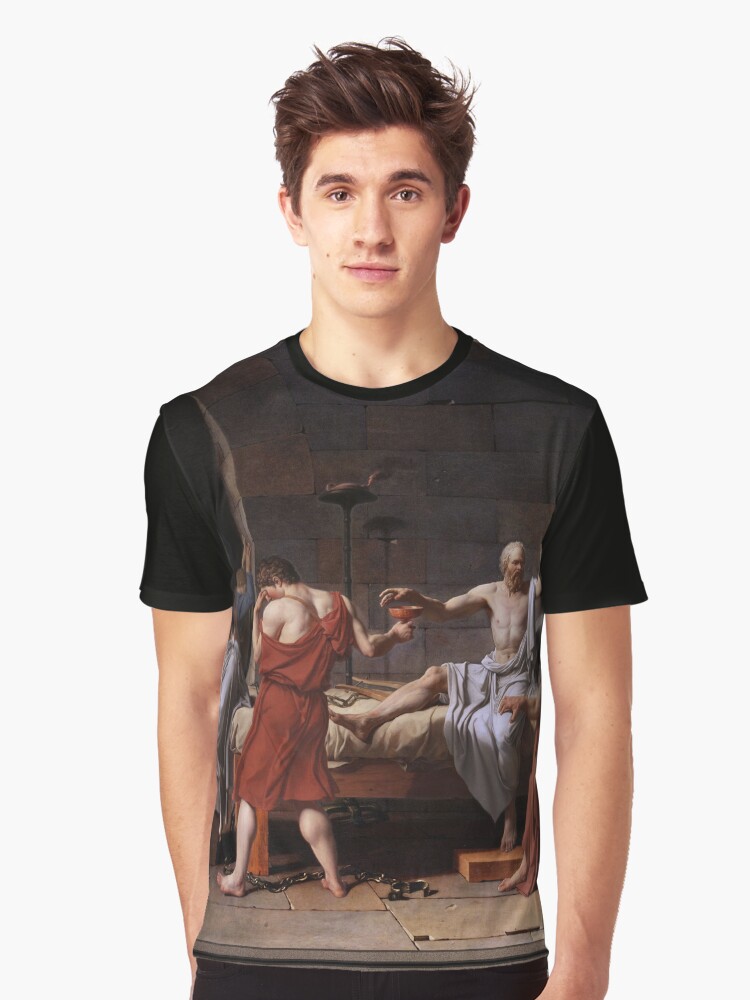 The Death Of Socrates Jacques-Louis David Art Print T-Shirt The Death Of Socrates Jacques-Louis David Art Print T-Shirt