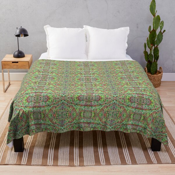 Meanie Greenie Beanie Throw Blanket