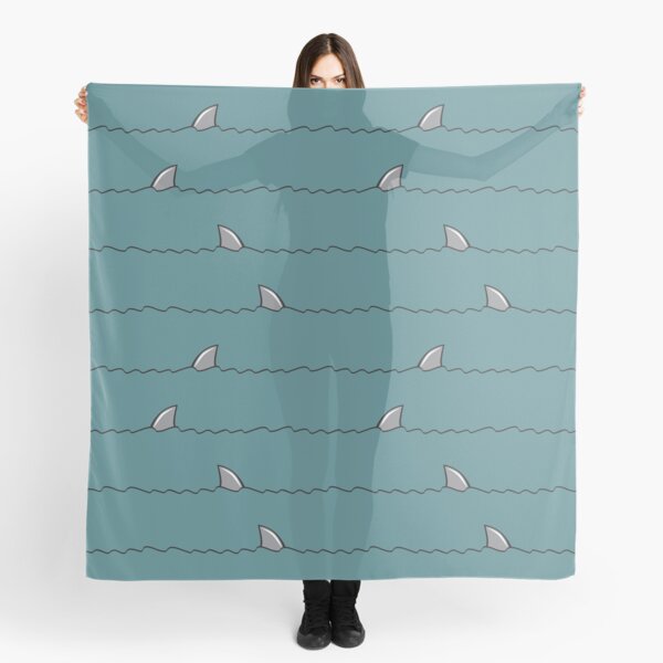 Shark fin swimming Scarf
