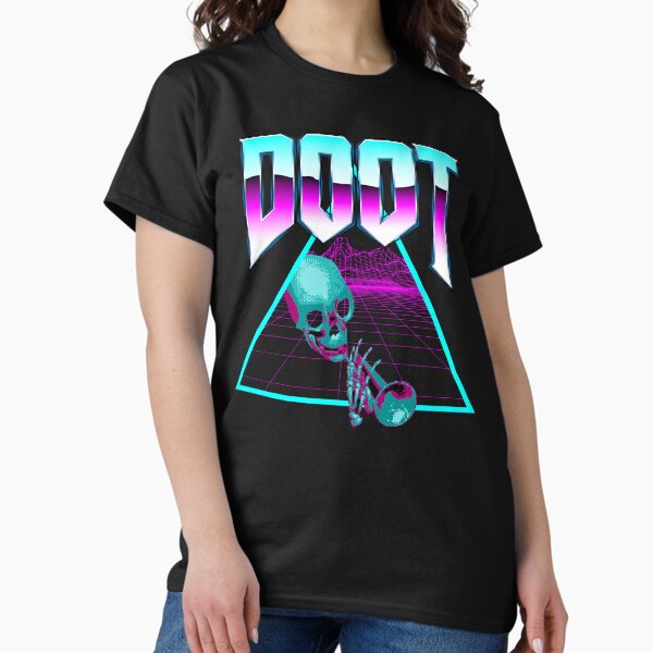 Artikel-Vorschau von DOOT Outrun Vaporwave / Synthwave Streetwear, designt und verkauft von ROBO MEGA.