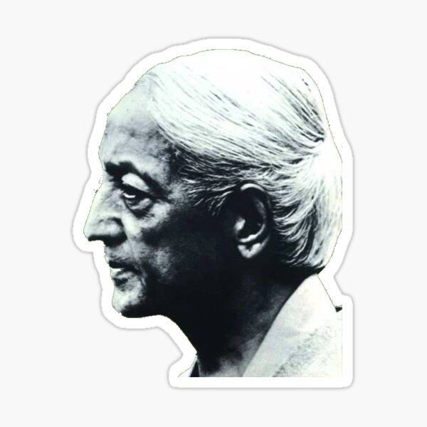 Jiddu Krishnamurti Sticker