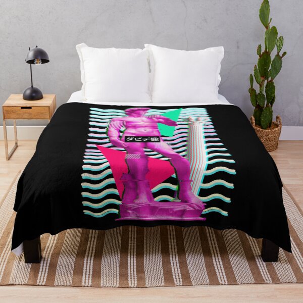 Item preview, Statue of David Vaporwave Aesthetic Streetwear designed and sold by ROBO MEGA.