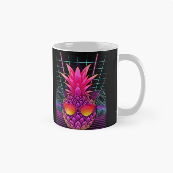 Item preview, Pineapple Outrun Vaporwave/Synthwave Streetwear designed and sold by ROBO MEGA.