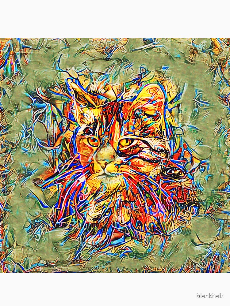 Ninja Cat. Deep Neural Networks #Art by blackhalt