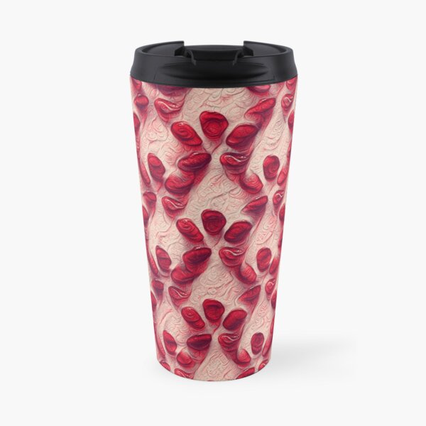 Pomegranate seeds #DeepDream Travel Mug
