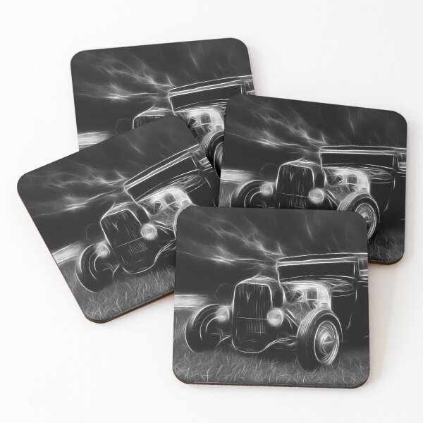 Item preview, 1929 - Ford Model A - Hot Rod - black white 02 designed and sold by hottehue.