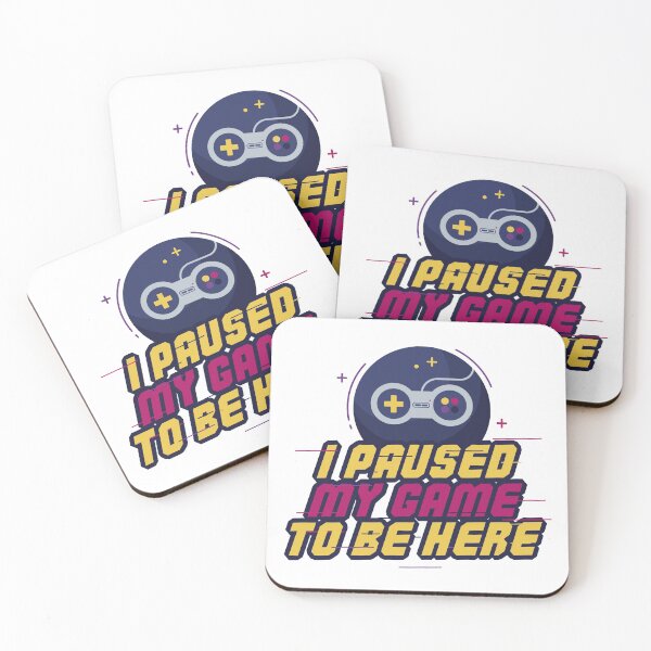 Item preview, I Paused my Game to be here Funny gaming Design for gamer designed and sold by ismagarri.