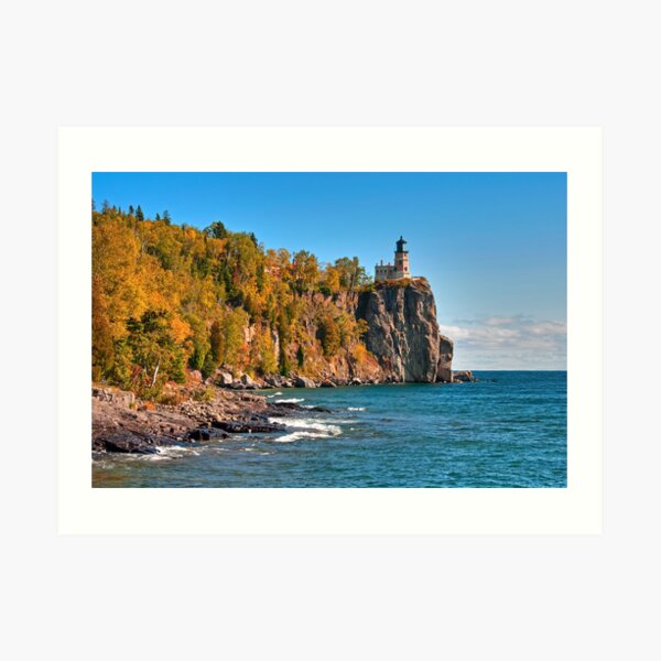 Split Rock Lighthouse Wall Art Redbubble