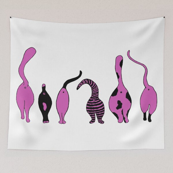 Item preview, Purple Cat Butts designed and sold by ajoymoon.