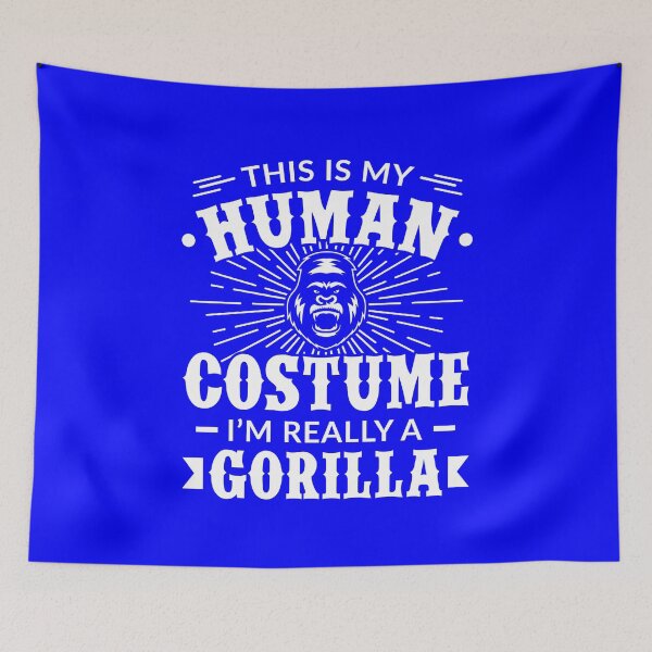 Item preview, Human Costume Im Really a Gorilla Halloween Gift designed and sold by Hananiah Merch.