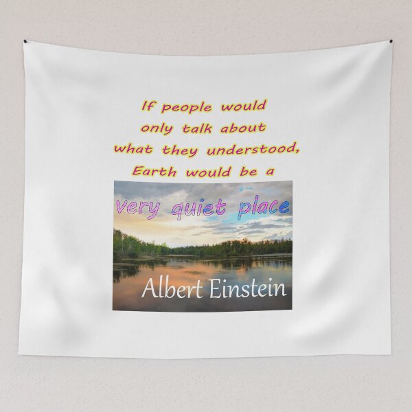 Item preview, Einstein Quote Quiet place designed and sold by GePadeSign.