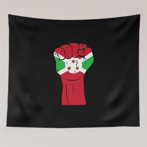 Item preview, RAISED FIST BURUNDI designed and sold by NattyWear.