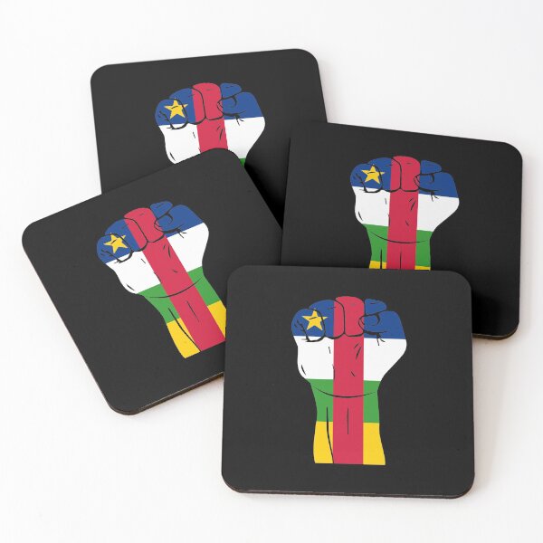 Item preview, RAISED FIST CENTRAL AFRICAN REPUBLIC designed and sold by NattyWear.