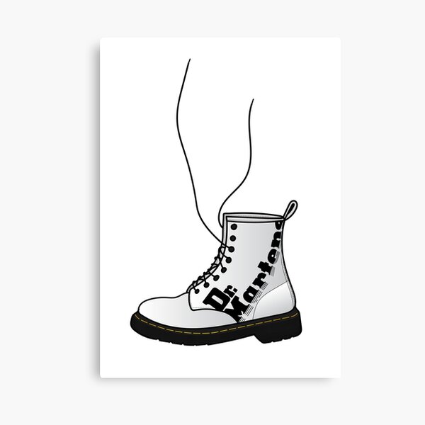 white canvas dr martens