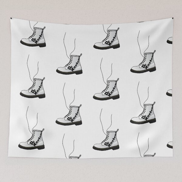 Item preview, Dr. Martens White Boot designed and sold by PaperBoatUK.
