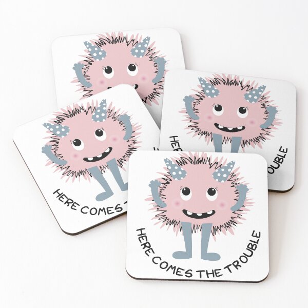 Item preview, Here comes the trouble monster character designed and sold by Arch4Design.