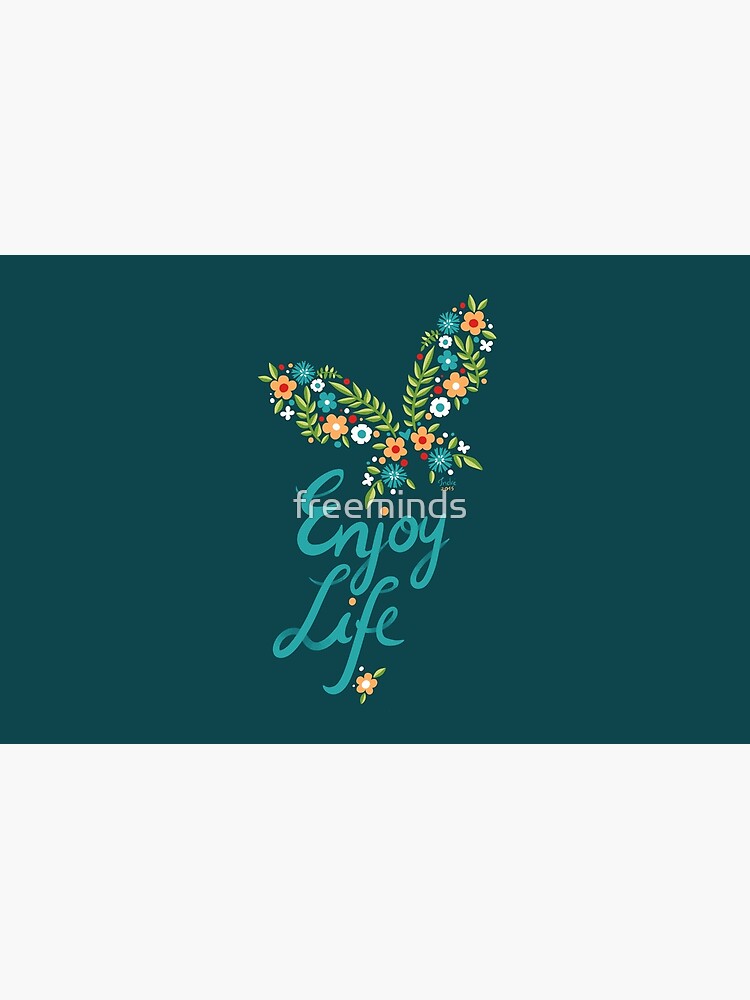 Thumbnail 2 of 2, Laptop Sleeve, Enjoy Life designed and sold by freeminds.