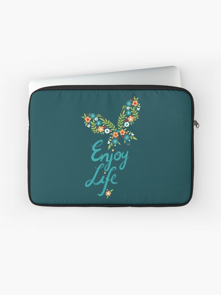 Thumbnail 1 of 2, Laptop Sleeve, Enjoy Life designed and sold by freeminds.