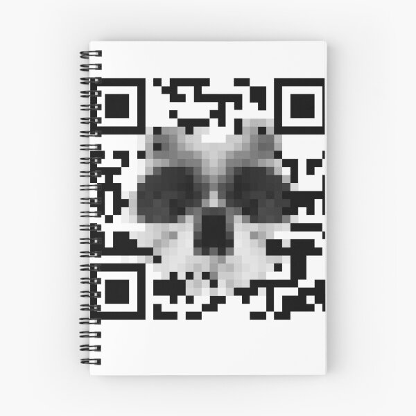 Item preview, skull qrcode designed and sold by talvutattoo.