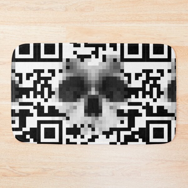Item preview, skull qrcode designed and sold by talvutattoo.