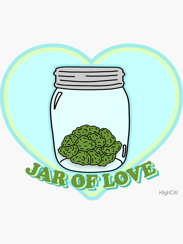"Jar Of Love" Sticker for Sale by HighCiti Redbubble