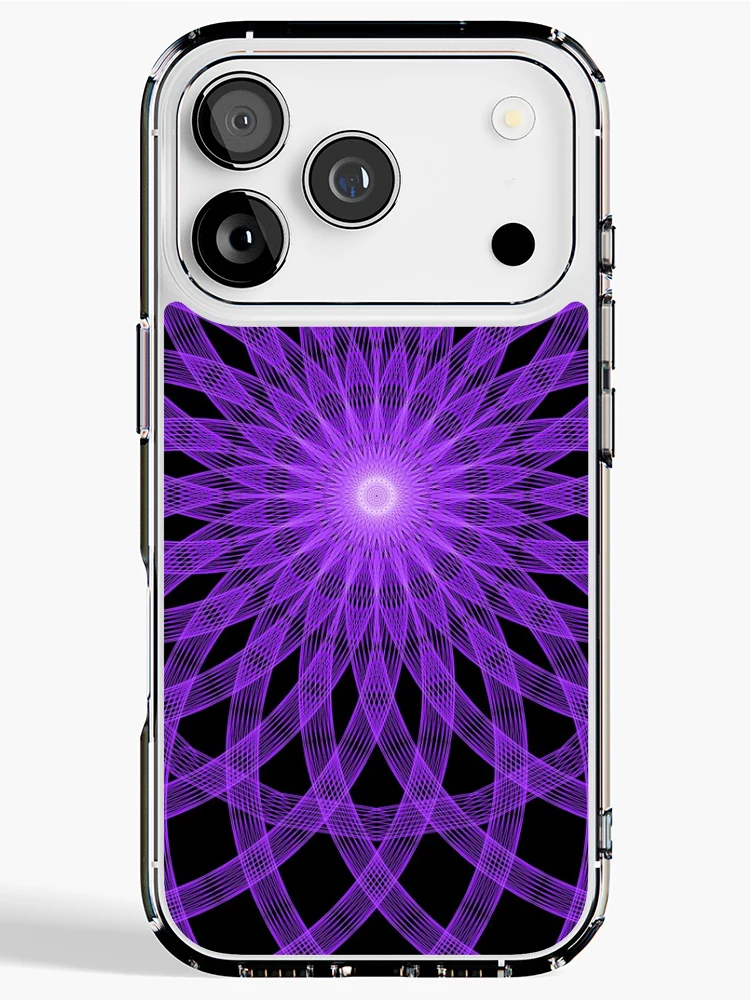 Thumbnail 1 of 5, iPhone Case, Violet Floral Pattern designed and sold by Patterner.