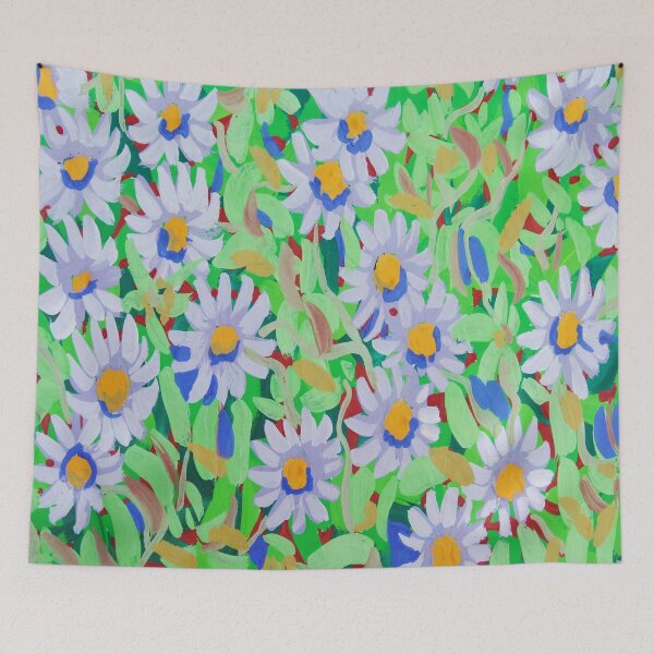 Item preview, Blue Daisies designed and sold by marlene veronique holdsworth.
