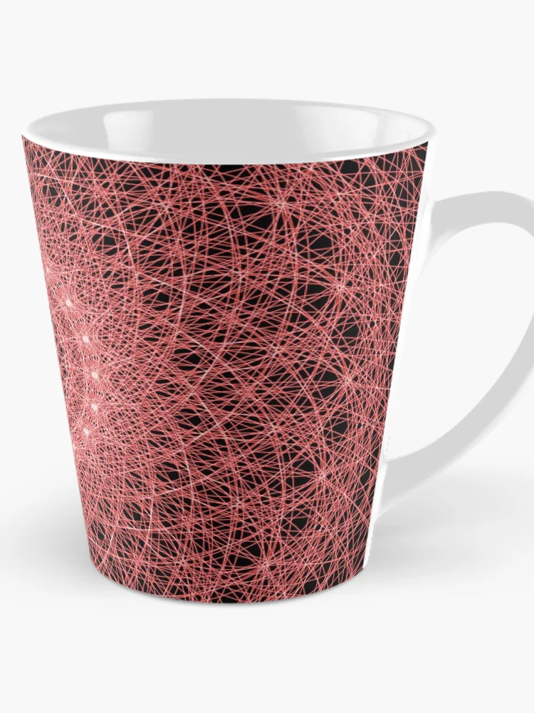 Thumbnail 1 of 4, Coffee Mug, Red Flower Pattern designed and sold by Patterner.