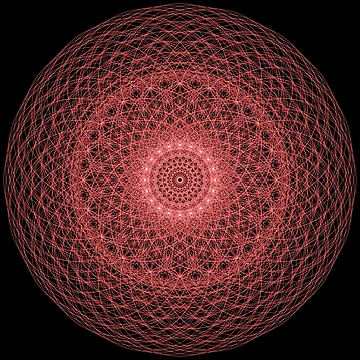 Artwork thumbnail, Red Flower Pattern by Patterner