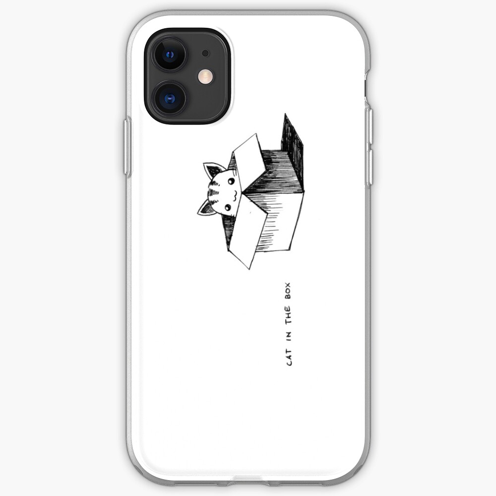 Cat in the box iPhone Case & Cover