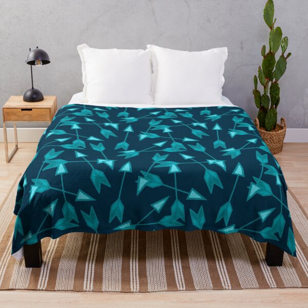 Item preview, Scattered Arrows on Teal designed and sold by The Wellington Boot.