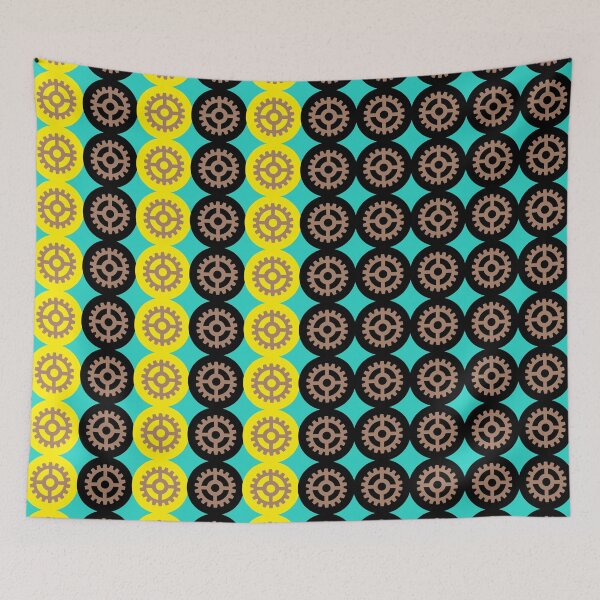 Item preview, Alternating gearwheels pattern designed and sold by Gaspar Avila.