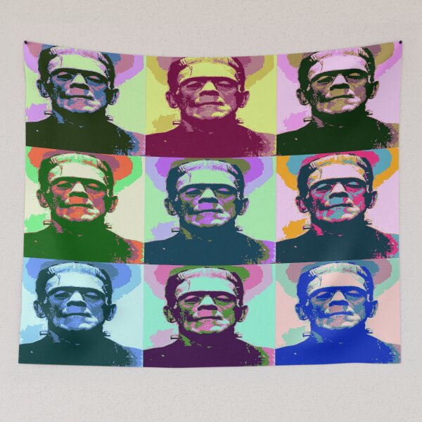 Aperçu de l'œuvre Frankenstein Pop Art créée et vendue par Icarusismart.