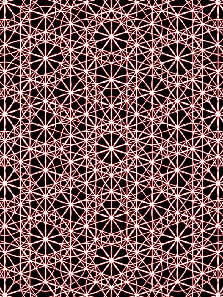 Thumbnail 5 of 5, iPhone Case, 10 sided Geometric Red Pattern designed and sold by Patterner.
