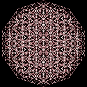 Artwork thumbnail, 10 sided Geometric Red Pattern by Patterner