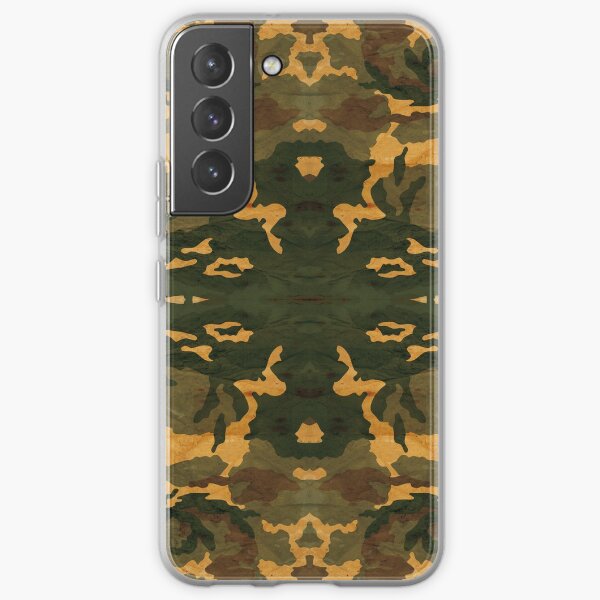 Grunged Green Camouflage Samsung Galaxy Soft Case