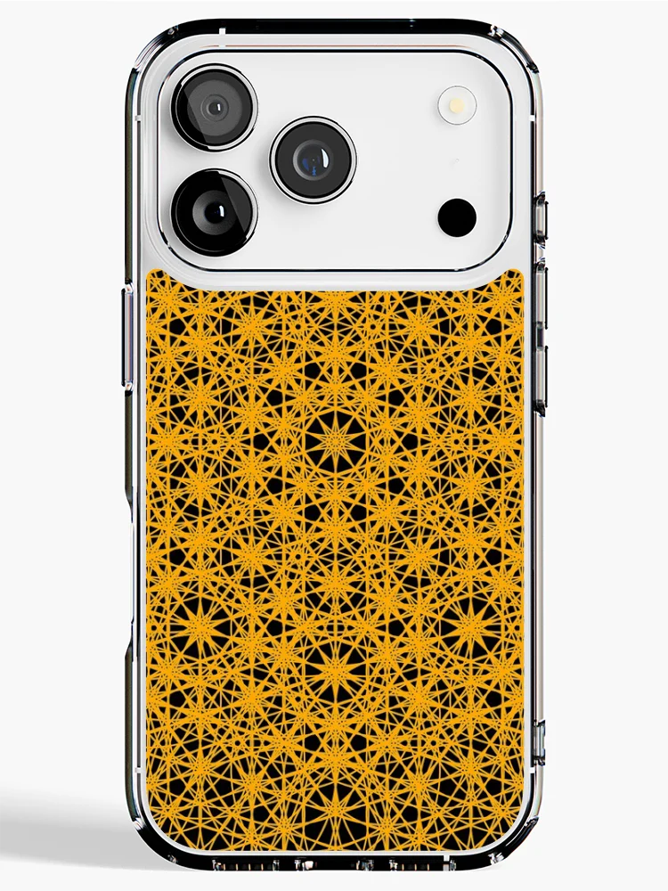 Thumbnail 1 of 5, iPhone Case, Orange Universal Pattern designed and sold by Patterner.