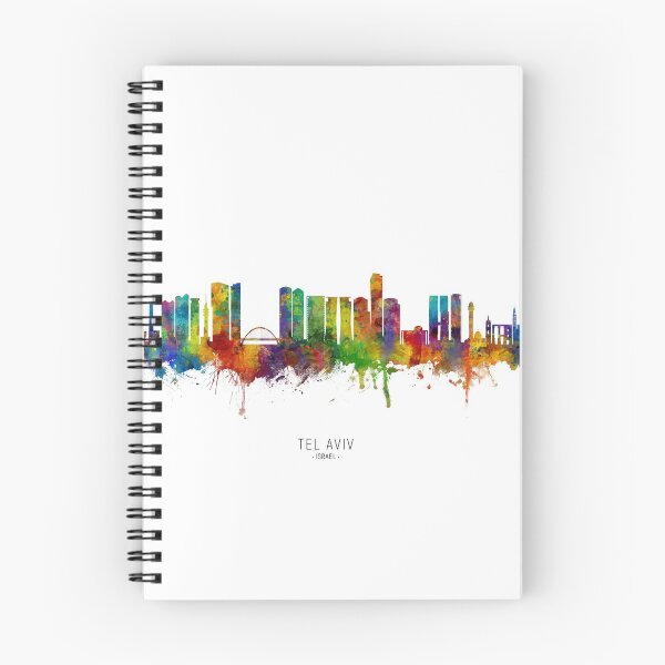 Item preview, Tel Aviv Israel Skyline designed and sold by ArtPrints.