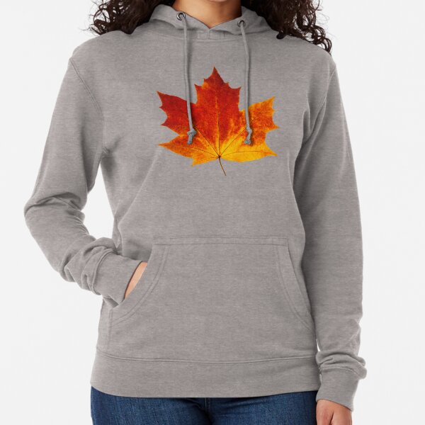 Autumn maple leaf Lightweight Hoodie