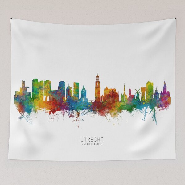 Item preview, Utrecht The Netherlands Skyline designed and sold by ArtPrints.